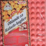 Oblande za rafaelo kuglice u boji - 142 g